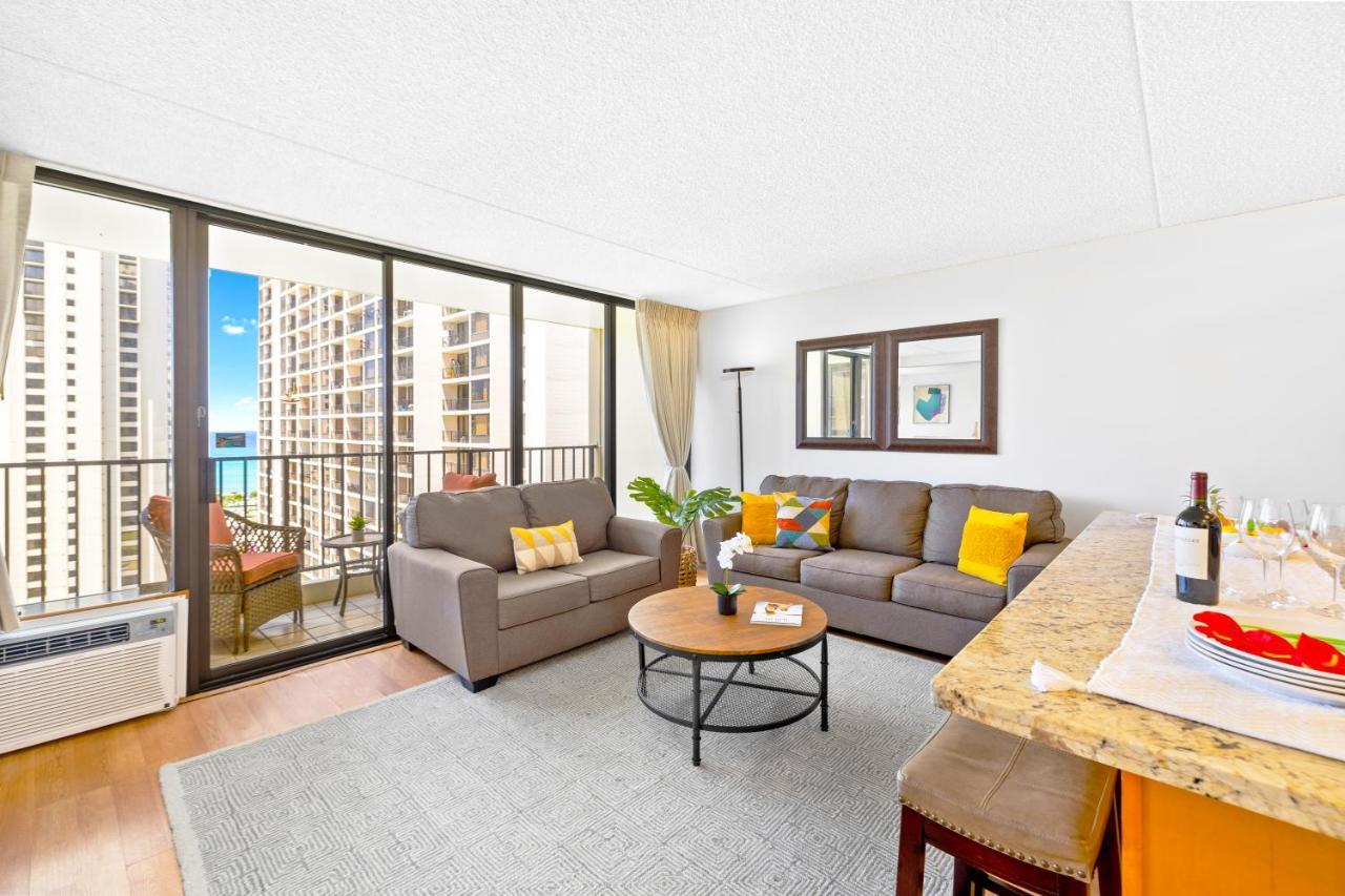 Stunning Ocean View 1Br Condo - Free Parking! Honolulu Exterior photo