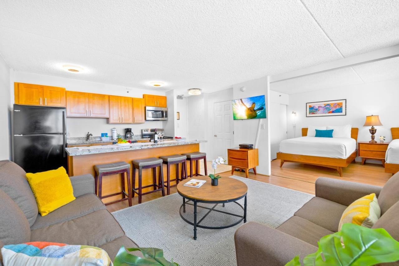 Stunning Ocean View 1Br Condo - Free Parking! Honolulu Exterior photo