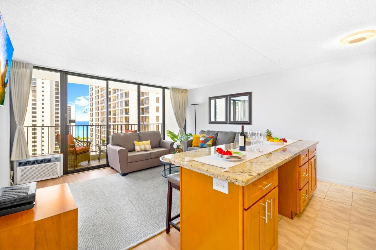 Stunning Ocean View 1Br Condo - Free Parking! Honolulu Exterior photo