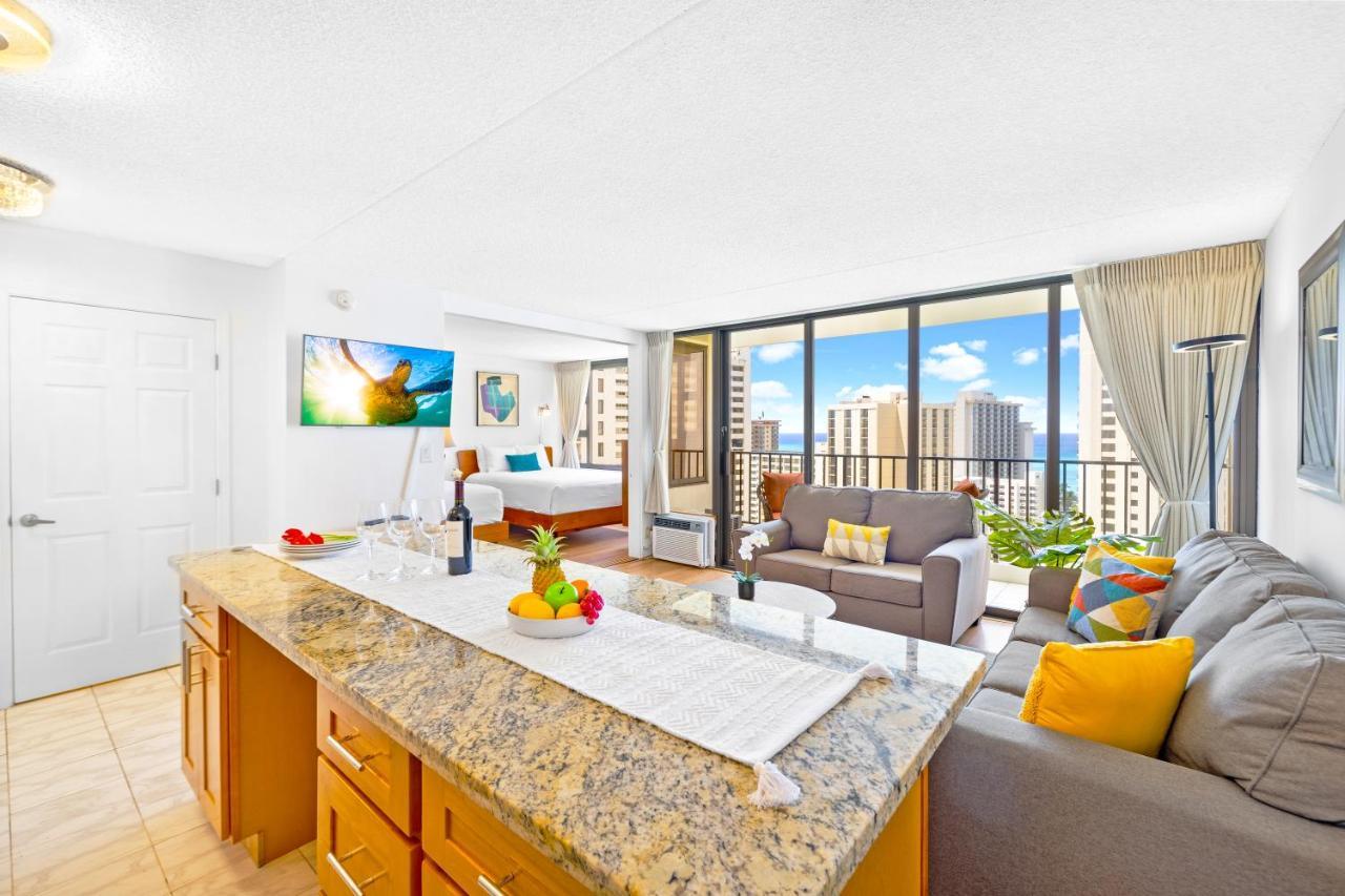 Stunning Ocean View 1Br Condo - Free Parking! Honolulu Exterior photo